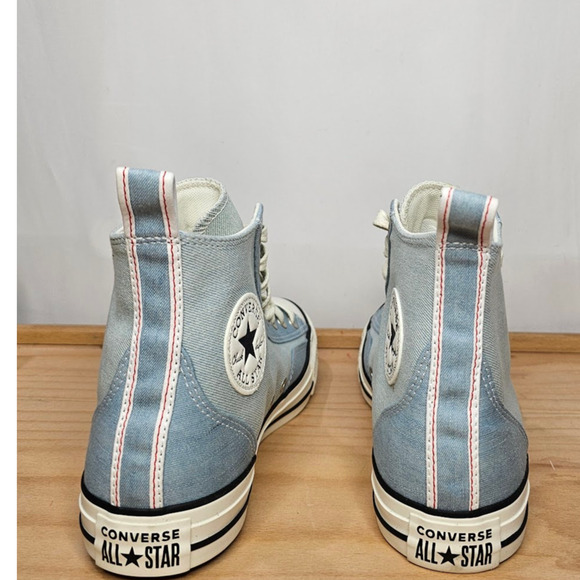 Converse CTAS Workwear Hi Top Sneakers Women's Size 10 Blue Denim A05183C  NWT - Picture 6 of 10